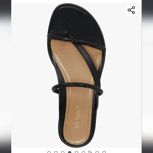 VIONIC Women's Citrine Prism Flat Comfort Sandal- Supportive Slide Walking